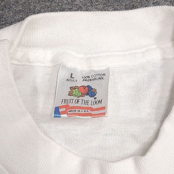 Vintage Ft. Lauderdale Florida Beach Palm Tree White Graphic T-Shirt Size Large - Picture 5 of 8